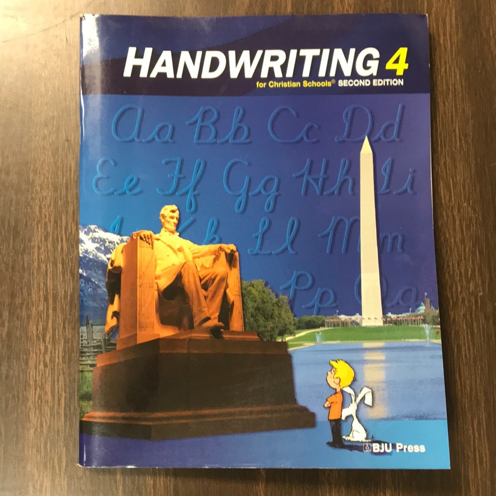 NEW - Handwriting 4 Student Workbook, BJU Press